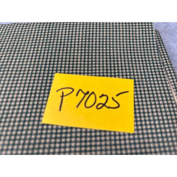 Green Gingham Cotton Fabric Fat Quarter 18x22" For Quilting Crafts - Picture 3 of 4